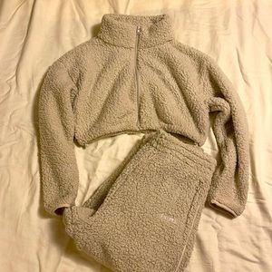 Skims Teddy Jacket/Jogger Set